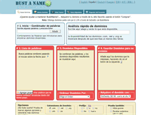 Tablet Screenshot of es.bustaname.com