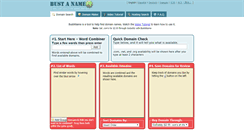 Desktop Screenshot of bustaname.com